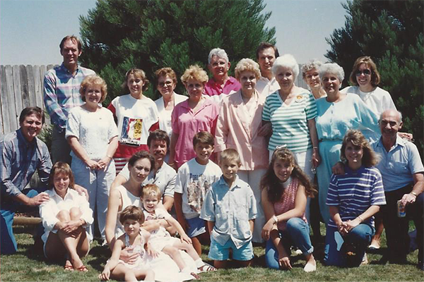 GG's 75th - at Steve and Jane's in Elk Grove - The Whole Gang Showed Up!