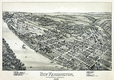 New Kensington - Westmoreland County - Pennsylvania - Circa 1896